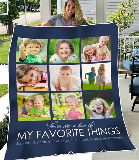 Photo Blanket Customized Personalized Photo Blanket Photo | Etsy