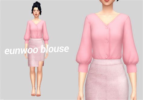 Best Sims 4 Blouse Cc All Free To Download Fandomspot
