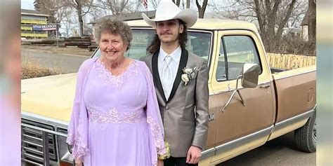 High School Senior Takes Great Grandmother To Her First Prom