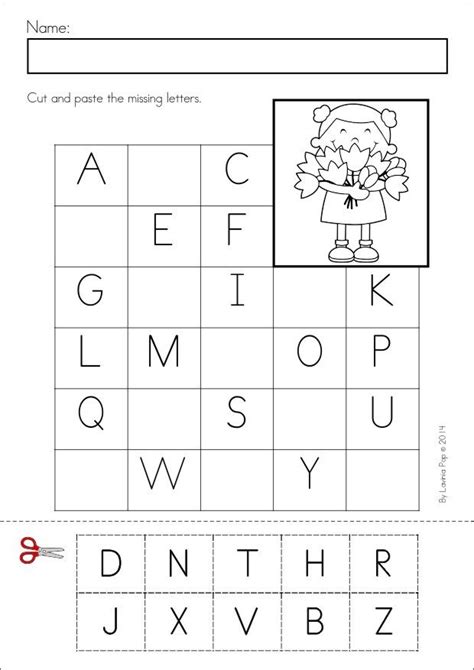 Alphabetical Order Cut And Paste Worksheets