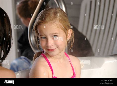 Portrait Girl In Hot Tub Hi Res Stock Photography And Images Alamy