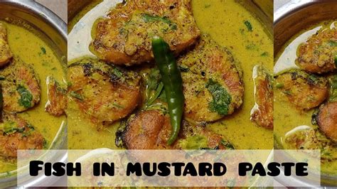 Rohu Fish With Mustard Paste
