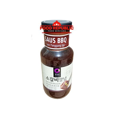 Blend the sauce ingredients in a mixer or food processor. SAUCE MARINADE BEEF GALBI 280 GR CHUNG JUNG ONE - SAUS MARINASI RIBS | Shopee Indonesia