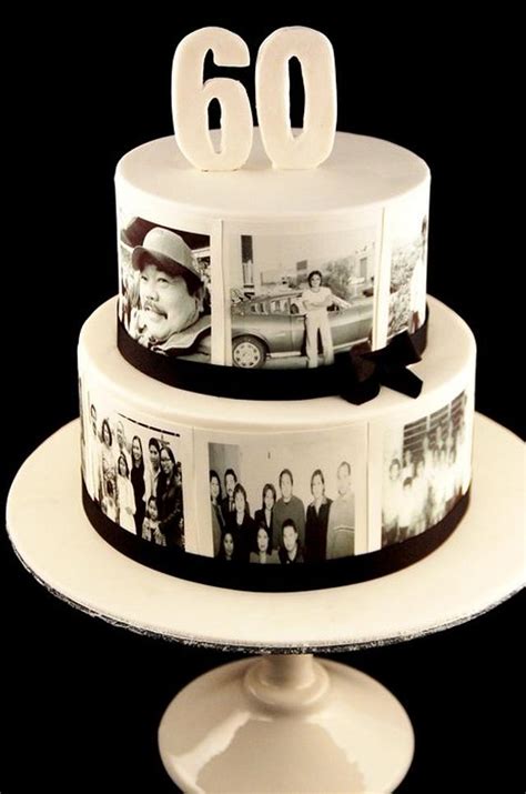 Classy and elegant golden drizzle 60th birthday cake with a pretty posy of blooms and hand painted sixy. 60th Birthday Cake - Photo Cake - cake by Zelicious ...