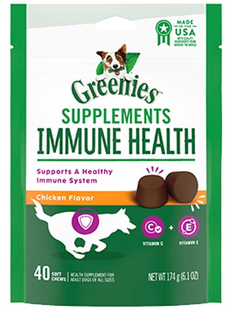 Greenies Immune Health Supplement Dog Treats