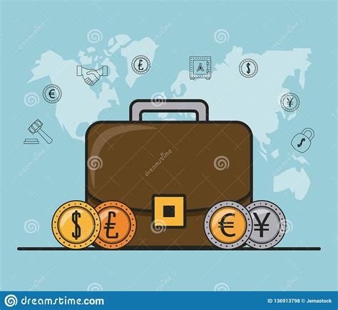 Finance And Trading Cartoon Stock Vector Illustration Of Banking