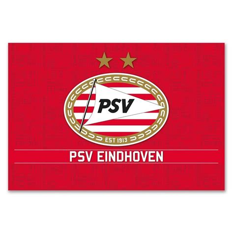 Alle infos zum verein psv eindhoven ⬢ kader, termine, spielplan, historie ⬢ wettbewerbe: PSV Poster Logo rood - PSV FANstore