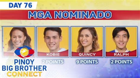 day 76 9th nomination night official tally of votes pbb connect youtube
