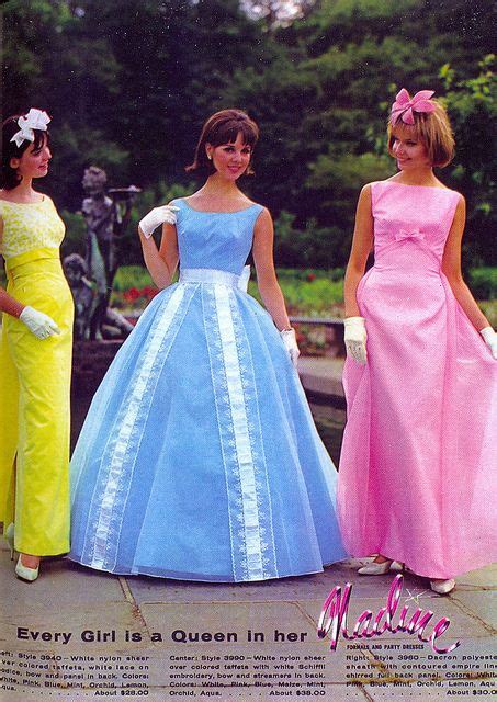 Ads Publicitè Pubblicità Madame 60s Prom Dresses Vintage