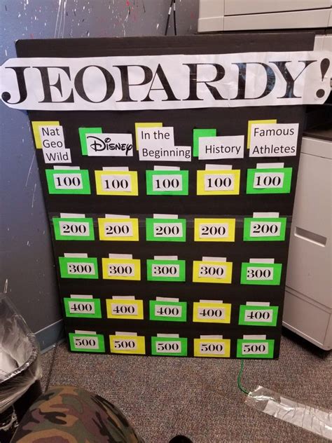 Diy Jeopardy Game Board Artofit