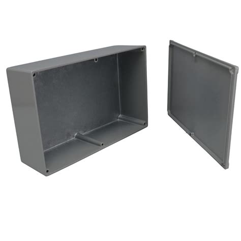 Econobox Aluminum Box Gray Cu 247 G Bud Industries