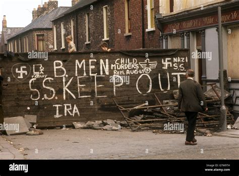 Northern Ireland The Troubles Falls Road Belfast Stock Photo Alamy