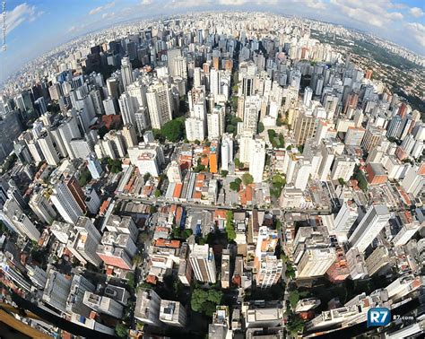 Aerial View Brazil Building City Cityscape São Paulo Urban Hd