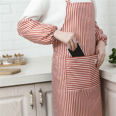 Women Apron Kitchen Chef Butcher Restaurant Cooking Baking Dress Cooking Aprons With Pockets