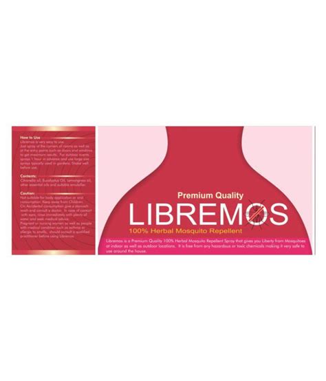 Maybe you would like to learn more about one of these? Libremos Do It Yourself (DIY) Mosquito Repellent Spray LemonGrass 45 Nights 100 ml: Buy Libremos ...