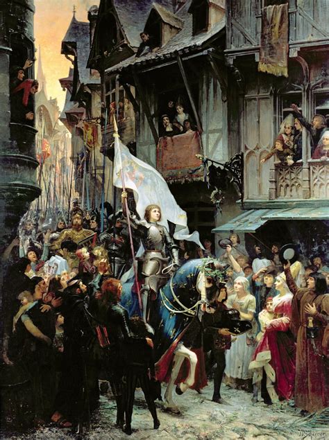 The Entrance Of Joan Of Arc 1412 31 Into Orleans On 8th May 1429