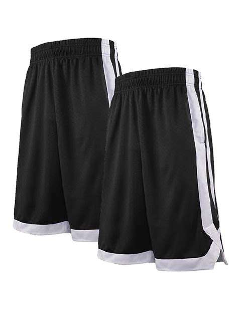 Toptie 2 Tone Basketball Shorts For Men With Pockets Pocket Training