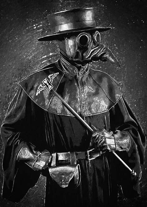 Plague Doctor Digital Art By Zapista Ou