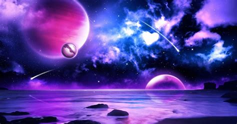 Purple Space Wallpaper | Universe and All Planets Pictures