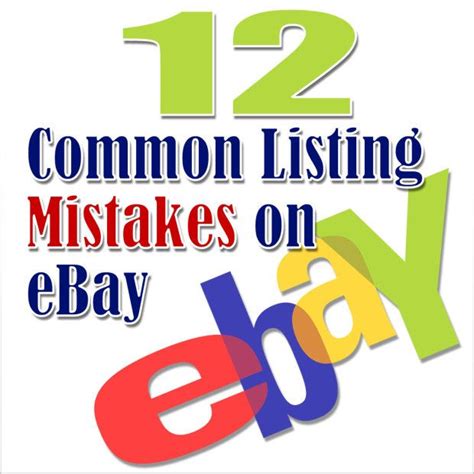 12 Common Listing Mistakes On Ebay Ebay Selling Tips Things To Sell