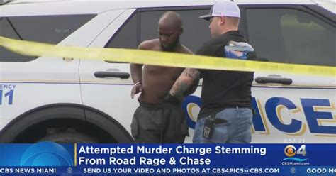 Road Rage Leads To Attempted Murder Charge Cbs Miami