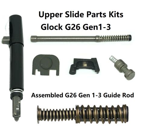 Db Tac Upper Slide Parts Kit For Glock 26 Gen 1 3 Upk Assembled Guide