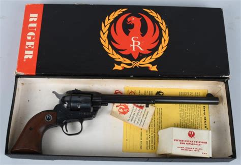 Sold Price Ruger Single Six 22 And 22 Mag Revolver Wbox August 6