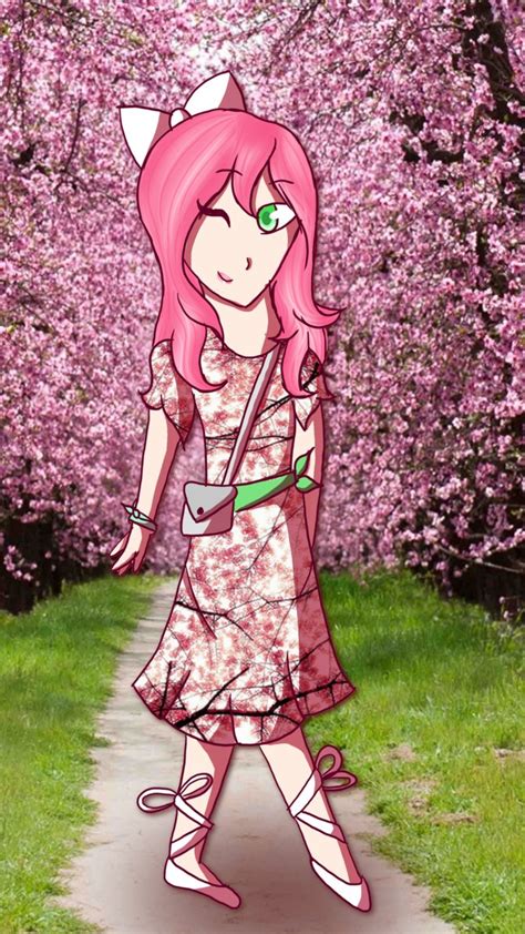 Cherry Blossom Oc Request By Reallytrulyrush On Deviantart