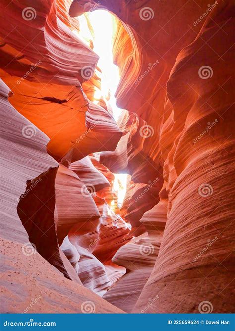 Antelope Canyon At Navajo Tribal Park Stock Photo Image Of America
