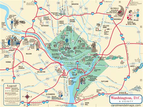 Map Of Washington Dc And Surrounding States Printable Map