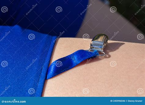 Blue Strap On Woman Legs Close Up Stock Photo Image Of Style Babe