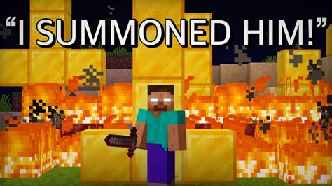 Fake Summoning Herobrine Videos Be Like Youtube