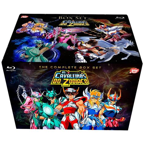 Box Blu Ray Os Cavaleiros Do Zodíaco Edição Completa Shopee Brasil