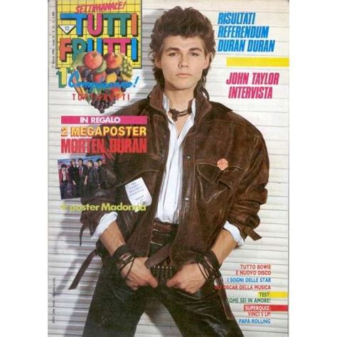 Tutti Frutti N Italian A Ha Front Cover Magazine Large Poster A Ha