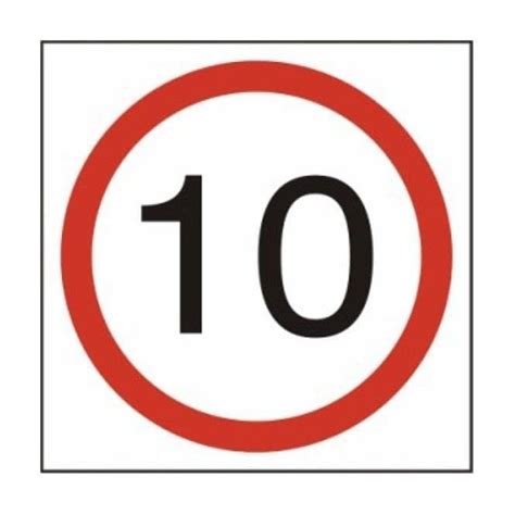 10 Mph Speed Limit Construction Sign Rsis