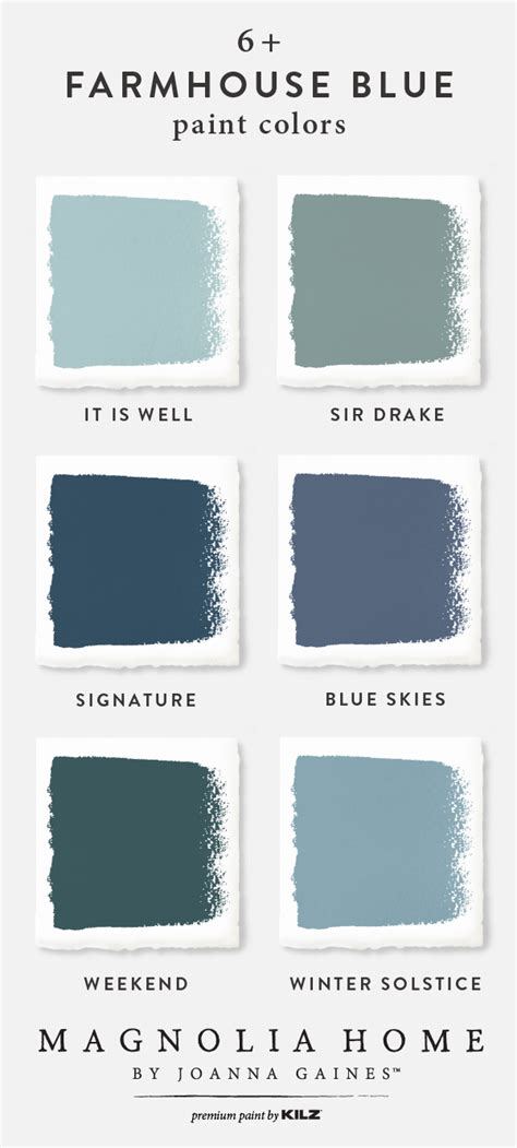 Wow Feast Your Eyes On The Farmhouse Blue Color Palette From The