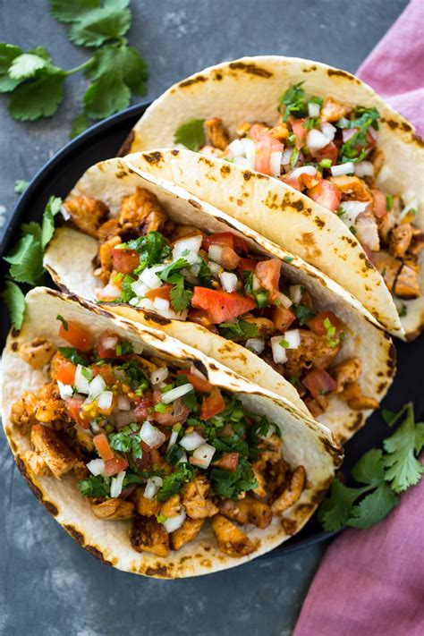 Add chicken to a gallon size resealable bag. Easy 20 Minute Chicken Tacos | Gimme Delicious