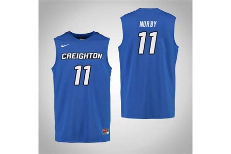 With creighton set to unveil their new logo at a ceremony wednesday evening at centurylink center, we thought it would be fun to look back at the history of creighton's logos. #11 Creighton Bluejays Bailey Norby REPLICA Jersey Royal ...