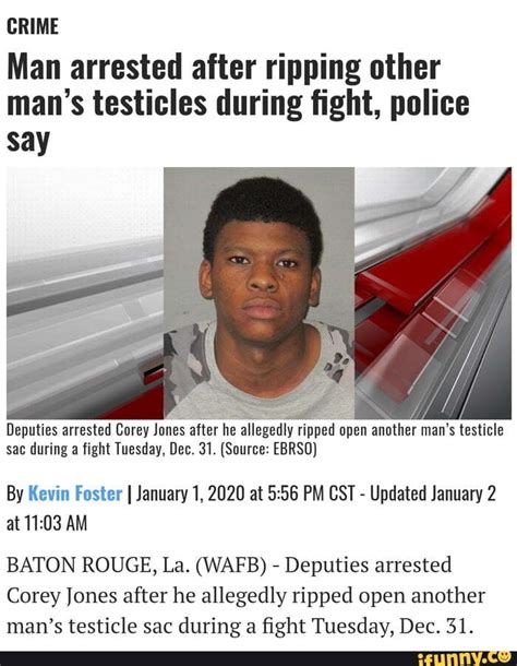 Crime Man Arrested After Ripping Other Man S Testicles During Fight