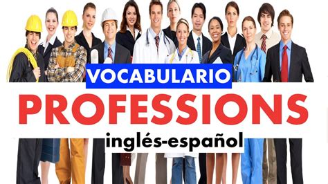 Profesiones En Inglés Jobs Professions Inglés Español English