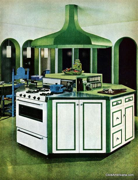 Six Wonderful Workable Kitchen Designs From The 60s Click Americana