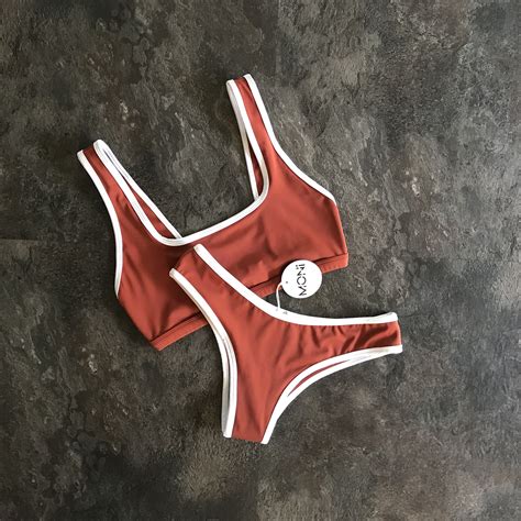 Moni The Label • Retro Red 80s Bikini Swimwear 2018 Swimwear Retro Fashion Sportluxe Bikini