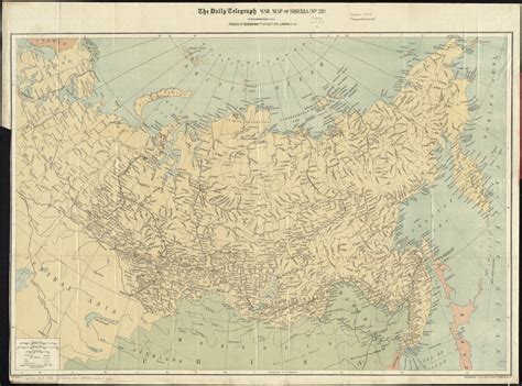 The Daily Telegraph War Map Of Siberia No 28 Digital Commonwealth