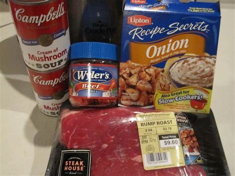 A rich, delicious, hearty soup for cold winter days. Perfect Pot Roast With Rump Roast, Cream Of Mushroom Soup ...