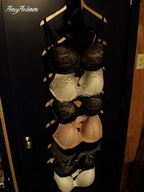 Diy Hanging Bra Organizer Save Storage Space And Keep Your Bras In Shape By Making This Bra