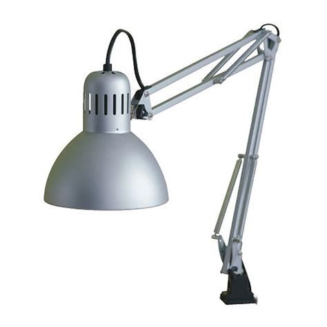 Ikea Tertial Adjustable Work Light Clamp on Desk Garage Lamp Shop Office NIP | eBay