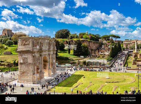 The Arch Of Constantine Italian Arco Di Costantino Is A Triumphal