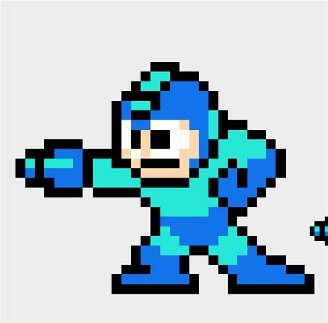 Mega Man Pixel Art Pattern Pixel Pacman Minecraft Pixel Art Pixel Art