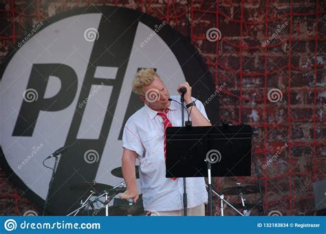 Trencin Slovakia July 9 2011 Johnny Rotten Performing
