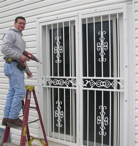 Security Bars For French Patio Doors Iron Security Doors French